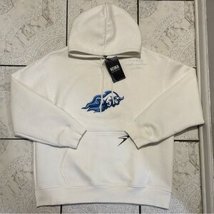 New Keuka Club Celaya F.C. Player Pullover Hoodie White Men’s Size Medium